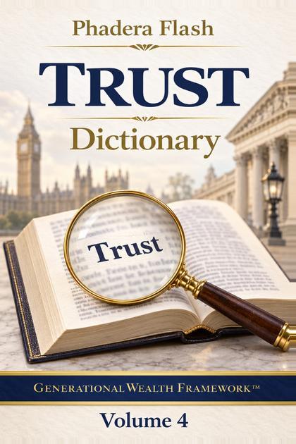 Trust Dictionary, Volume 4 book cover by Phadera Flash